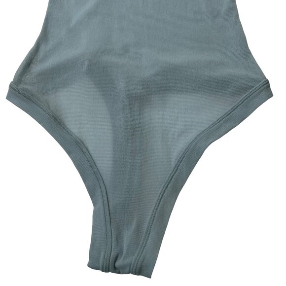 SKIMS Summer Mesh T-Shirt Bodysuit Sky Womens Small - Picture 7 of 13